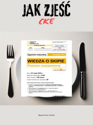 cover image of Jak zjeść CKE